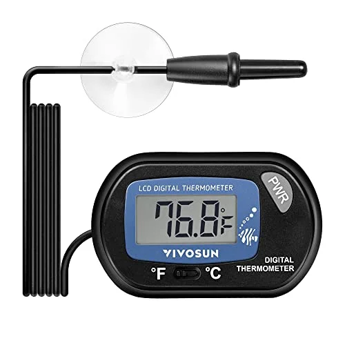 VIVOSUN LCD Digital Aquarium Thermometer