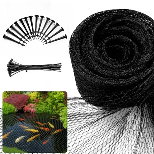 Pond Netting Cover, 14 x 14 ft (3/8-inch Mesh)