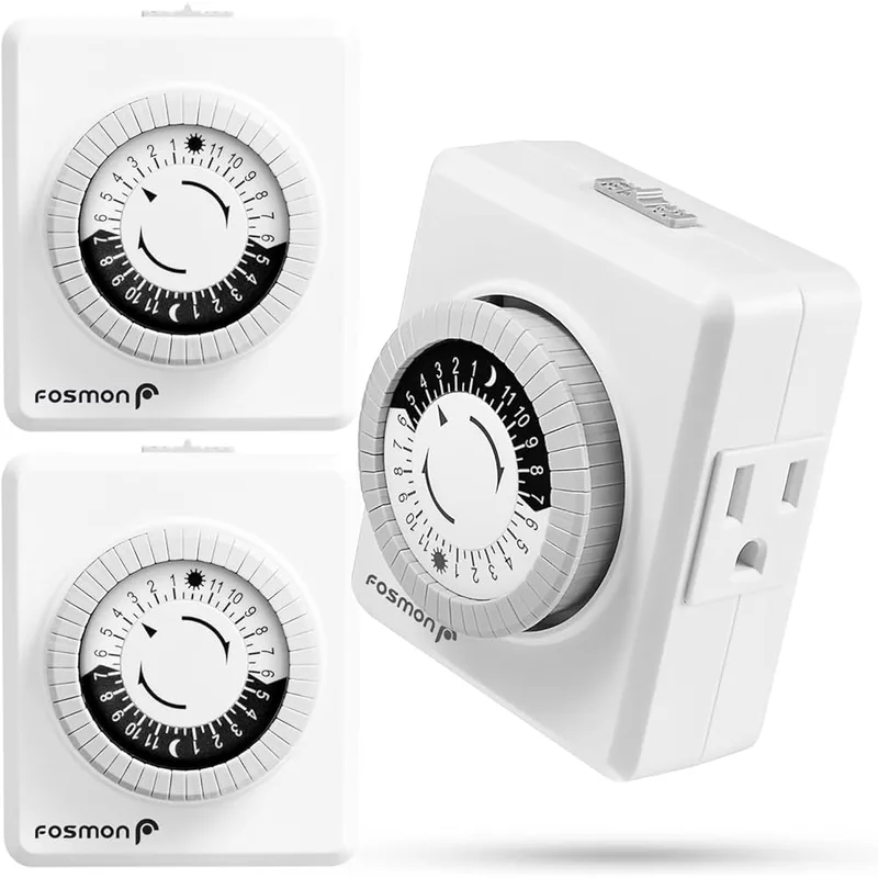 Fosmon 24-Hour Mechanical Timer (2-Pack)