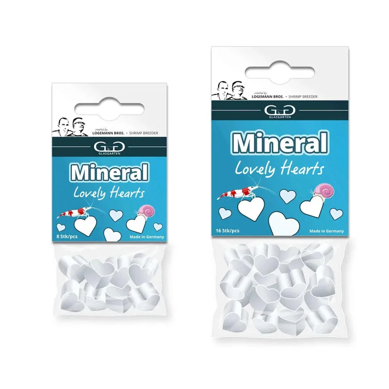 GlasGarten Mineral Hearts