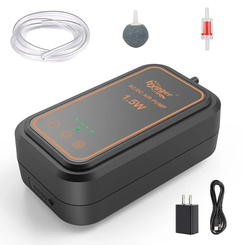 Hygger USB Rechargeable Air Pump