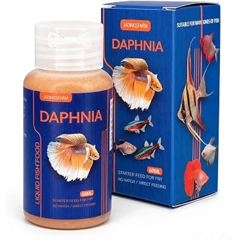 JADINGSFARM Liquid Daphnia Fry Food (2-Pack, 120ml)