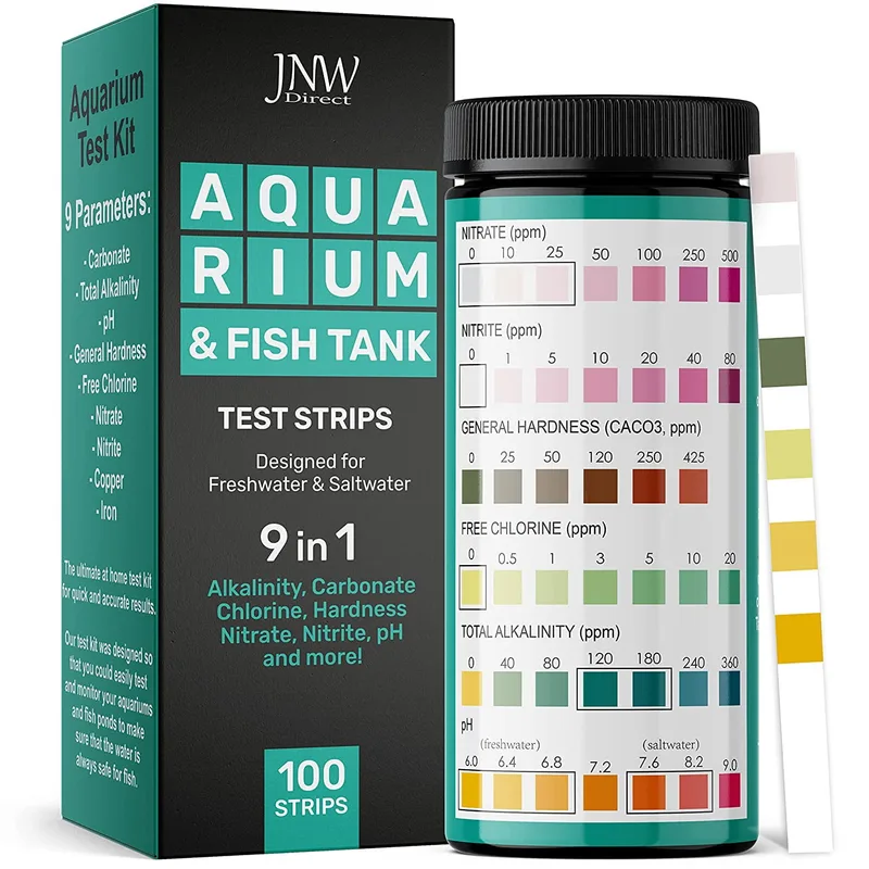 JNW Direct 9-in-1 Aquarium Test Strips