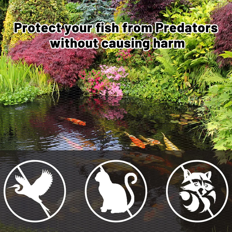 Pond Netting for Koi Ponds (7x10 ft)