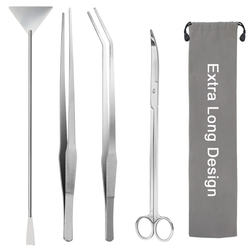 Liveek 4-in-1 Aquascape Tools Set