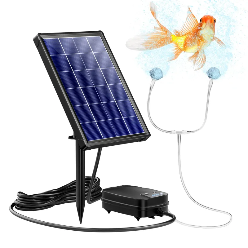 Solar Pond Aerator 4W with Bubble Regulator